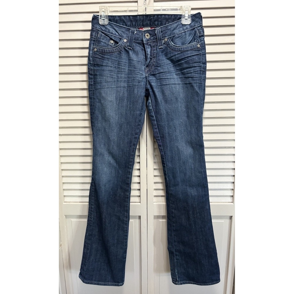 Lucky Brand Lola Boot Denim Jeans Size 4/27 Reg Low Rise Med Wash